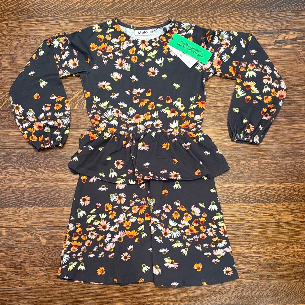 Molo Christabelle long sleeve dress size 11-12 NWT